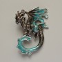 Drachen-Brosche mit Anhänger
