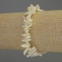 Armband aus Perlmuttstückchen, Durchmesser 7–12×2–4 mm ±, Länge 18 cm, elastisch