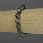 Armband aus Labradorit mit facettierten Steinen, Durchmesser 10 × 8 mm ±, Länge 18 cm
