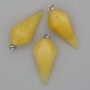 Anhänger Pendel aus Citrin 38×28×14 mm+