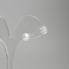 Ohrstecker mit Flussperlen, Durchmesser ca. 7 mm+
