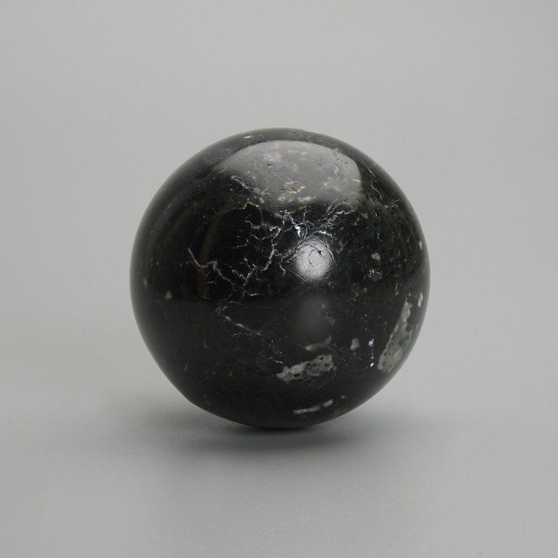 Souvenirkugel aus Baumachat, Durchmesser 50 mm+