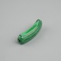 Malachit-Einlage, gebogenes Glied mit Bohrungen 36×10×6 mm+
