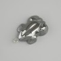 Anhänger Hämatit in Froschform, Durchmesser 32×21 mm