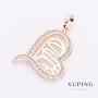 Anhänger Xuping «Sura Herz» vergoldet, Durchmesser 2,4 cm