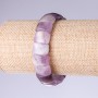 Armband Amethyst-Glieder 15×11 mm auf elastischer Schnur