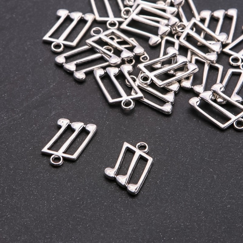 Anhänger Notenform, Durchmesser 12×19 mm, Packung 20 g ± 19 Stück +