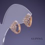 Ohrringe Xuping 13×10 mm 18K-Vergoldung