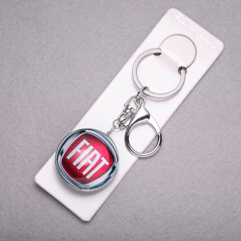 Fiat Auto-Schlüsselanhänger, Länge 10 cm