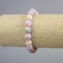 Buntes Jadeit-Armband, glatte Kugeln, Durchmesser ca. 10 mm, Länge ca. 18 cm (Stretch)